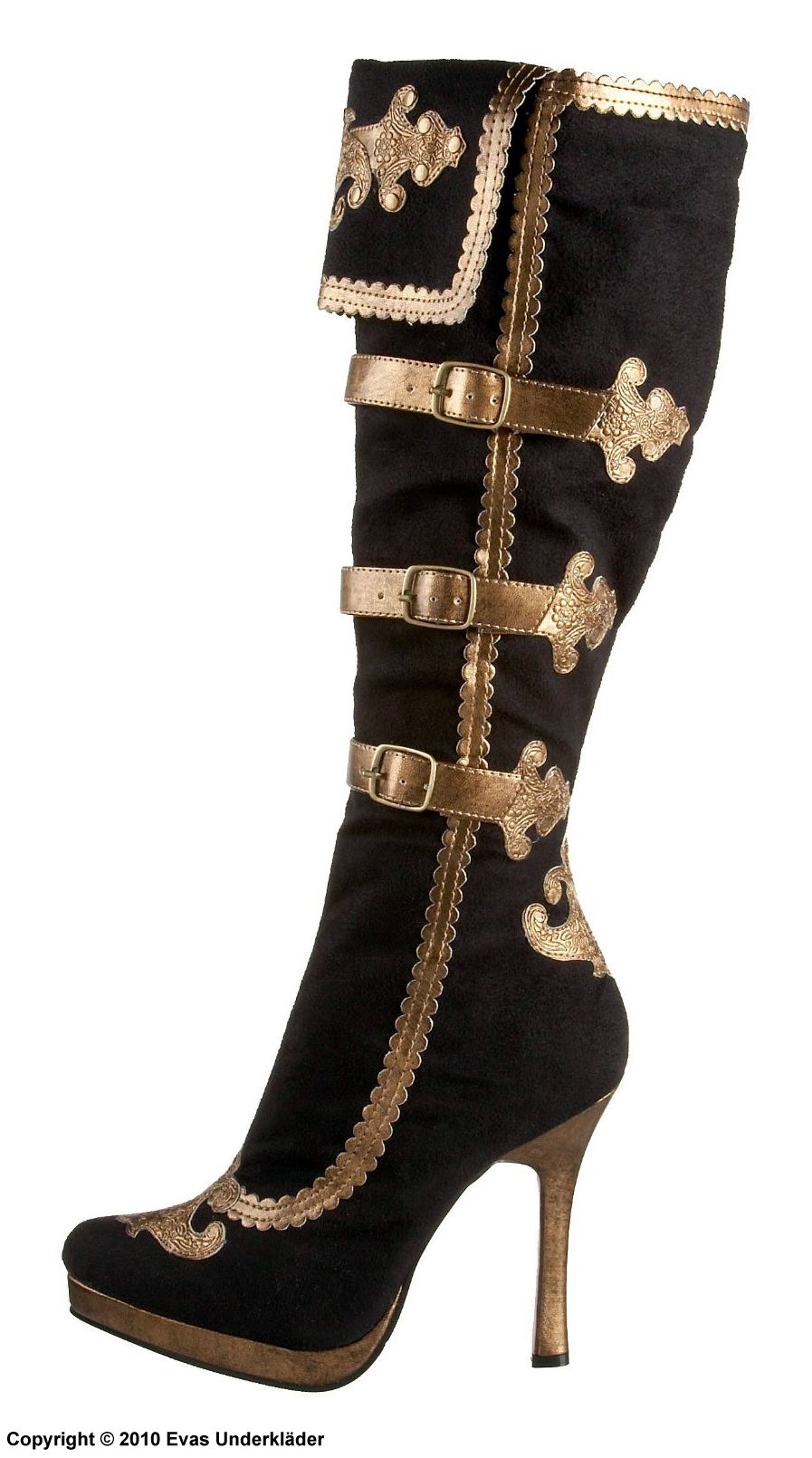Knee-high pirate boot